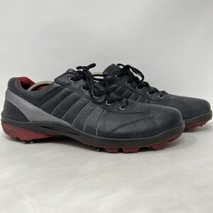 ECCO Cool III Golf Shoes Biom Black Leather Mens 12 US 46 EU
